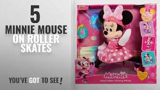 Top 10 Minnie Mouse On Roller Skates [2018]: JUSUB Super Roller Skating Minnie Plush