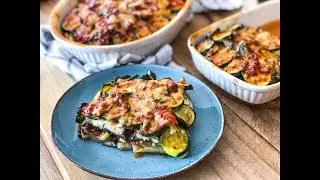 LA MEJOR LASAÑA DE VERDURAS * Lasaña al HORNO y muy Fácil! | SABOREANDA