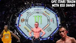 UFC Stars train with Shaquille O'Neal, Colby Covington hints at future in WWE, UFC Lightweight Tony