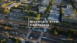 Best 4K Drone Stock Footage of Mountain View, California Town Reel 2022 by Volare Drones