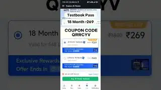 Testbook 18 month offer testbook 18 month coupon code testbook 18 month pass
