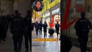 China's Unstoppable Robot Police Are Already Patrolling Streets #shortsfeed