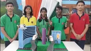 Smart City working model with a carbon absorber project by students #viksitbharat