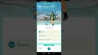 Pokestop Showcase Squirtle in Squirtle Community Day