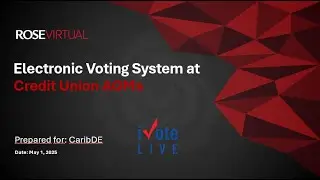 Digitalization Strategies: Electronic Voting for Credit Union AGMs