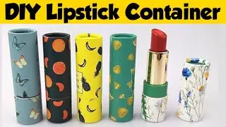 How to make lipstick container|| lipstick bottle making||lipstick container kaise banaen|Sajal Malik