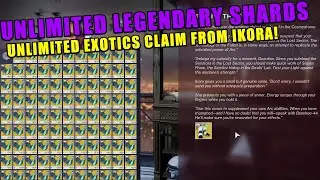 INSANE LEGENDARY SHARD FARM + UNLIMITED EXOTICS? DO THIS BEFORE IT GETS PATCHED! - DESTINY 2