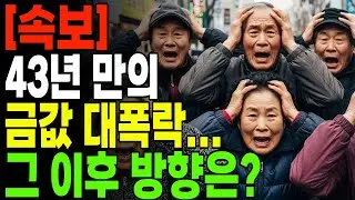 [속보] 43년 만의 폭락? 뉴스가 말 안 하는 진짜 이유 | 노후자금 | 노후자산 | 노후준비 | 노후투자 | 노후재테크