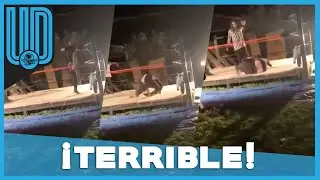 Luchador se rompe las piernas tras brincar al ring