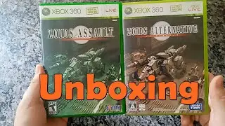 Zoids Assault + Japanese Version - Xbox 360 - UNBOXING