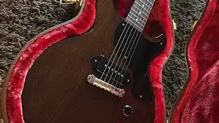 ⁠ Gibson Les Paul Junior Double Cut Dark Walnut 2024