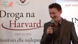Adam Małysz - Harvard Club of Poland - na temat nauki. :-) Realizacja Run King Film.