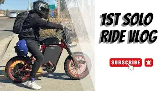 1st Solo Ride Vlog