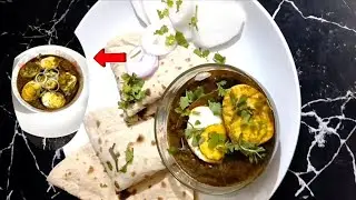 Palak EGG Curry 🍛✨️ | COOKING WITH ZEENAT |