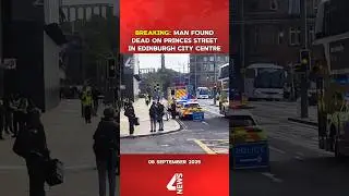 Man Found Dead on Princes Street in Edinburgh City Centre