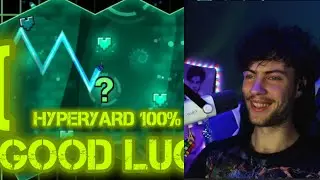 КИРИЛЛ СМОТРИТ РЕАКЦИЯ НА &raquo; HYPERYARD 100% GEOMETRY DASH &raquo; RuSH_YT GD