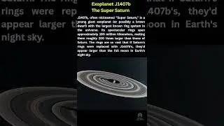Exoplanet J1407b, the Super Saturn - #J1407b, #SuperSaturn, #ExoplanetRings, #LargestRings