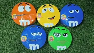 Satisfying Video | Top Unpacking Mystery Tins with Rainbow Skittles and Delicious M&M'S 5 Candy ASMR