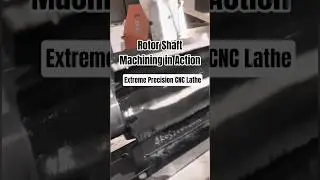 Insane Precision! High-Voltage Motor Shaft Machining Revealed!