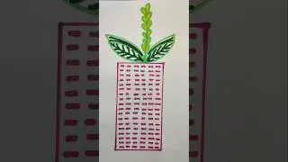 Easy Plant Drawing Idea! ✨ #short