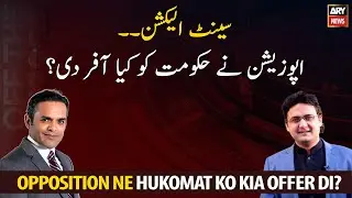 Senate Election: What did the opposition offer to the government?