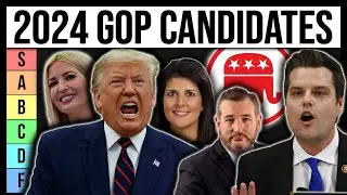 My First 2024 Republican Presidential Candidate Tier List