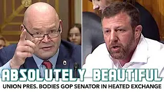 Union President Absolutely Bodies Republican Senator In Heated Committee Hearing Exchange