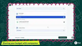 How to share your budget securely with companies using IE Hub
