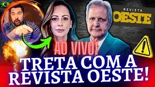 🚨TRETA AO VIVO! Revista Oeste ATACA Paulo Figueiredo e ele NÃO DEIXA BARATO!