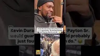 Kevin Durant on Trash Talk with Gary Payton 🎤🔥 #KevinDurant #NBA #TrashTalk #GaryPayton #Viral
