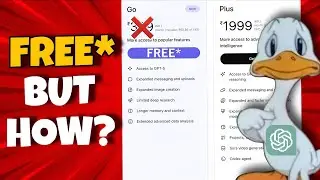 ChatGPT GO БЕСПЛАТЕН в Индии🔥... Но как? | Бесплатная подписка на 1 год
