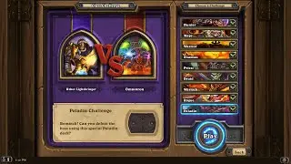Blackrock Mountain - Class Challenge - Paladin - Uther Lightbringer vs Omnotron (Hearthstone Game)