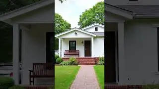 Ideal Living Space Crisp White Ranch with a Welcoming Porch