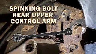 How to Fix a Spinning Bolt & Nut in the Frame | GMC Envoy & Trailblazer Rear Upper Control Arm