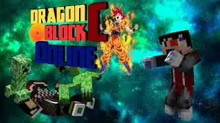 Dragon Block C Online Server Episode 1 | New Saiyan On The Rise! Creeper Attack!
