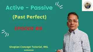 Active Passive Voice for Past Perfect II Odia II Episode #6