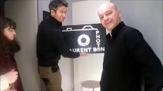 pose du logo 