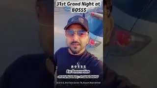 Grand New Year Party 2025 at BOSSS Club Mohali | Punjabi Vibes & Fateh Shergill Live! #shorts
