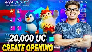 CREATE OPENING BGMI😍| HOLA BUDDY | ULTIMATE COMPANION | JONATHAN GAMING crate opening | 20k UC