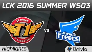 SKT vs AFS Highlights Game 1 LCK Champions W5D3 2016 SK Telecom vs Afreeca Freecs