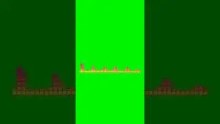 audio Spectrum Green Screen High Quality Video Effect #nocopyright #greenscreen #template #shorts