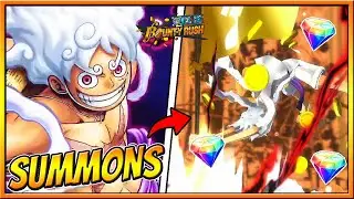 DEI SORTE DEMAAAIS !!! SUMMONS NO NOVO LUFFY GEAR 5 (V2) - ONE PIECE BOUNTY RUSH