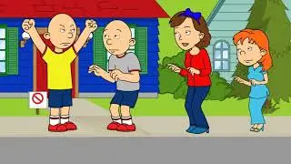 Doris and Rosie ungrounds Classic Caillou Gets Grounded