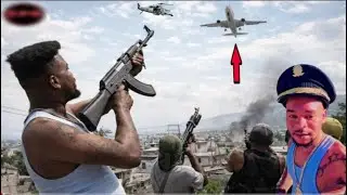 Bandi 400 mawozo ouvè kout bal sou yon avyon ak yon elikoptè 
