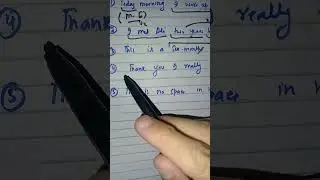 Sentence Correction