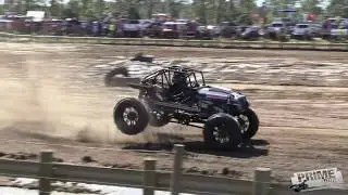Jeep Flips in Truck Race