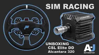 Fanatec CSL DD & Clubsport 320 Alcantara Sim Racing Steering Wheel Unboxing & Setup