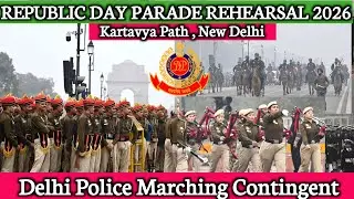 Delhi Police Marching Contingent | delhi police parade | Republic Day Parade 2026 | Amit Sumit Vlogs