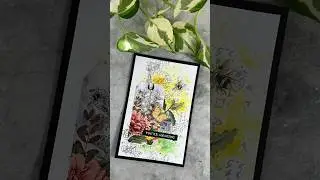 Creative card making with mixed media and a tag cluster