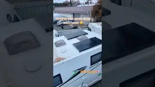 solar panels on our motorhomes ☀️🚐So our RVs are fully autonomous and ready for any adventure.